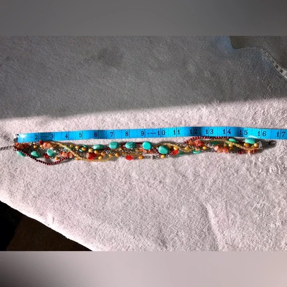 Boston Proper 7 Strand Twisted Necklace - Picture 7 of 9